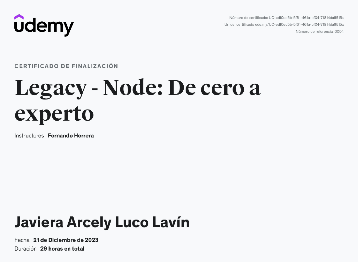 Certificado Nodejs
